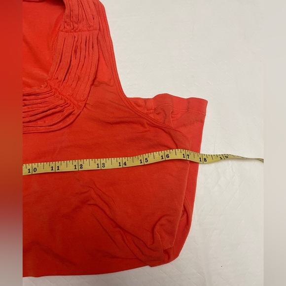 Lot of Two Large Tank Tops.  One Orange & one in Royal Blue & Black. - Picture 5 of 7